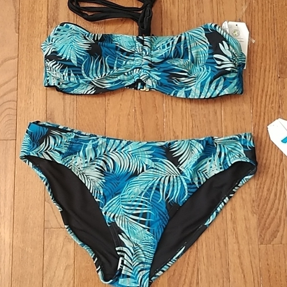 Time & True Floral Bikini Set XL 16/18 - Picture 4 of 10
